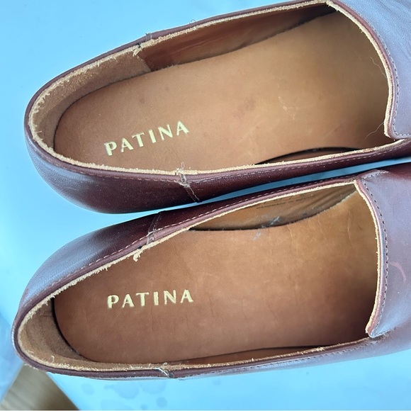 Portland Leather Patina Pointed Toe Loafer Brown size 9.5 - Picture 8 of 10